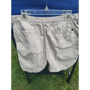 Vintage WOOLRICH Bermuda Shorts Size 35 10" Inseam Tan‎ 100% Cotton Gorpcore